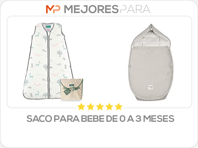 saco para bebe de 0 a 3 meses