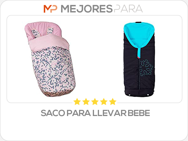 saco para llevar bebe