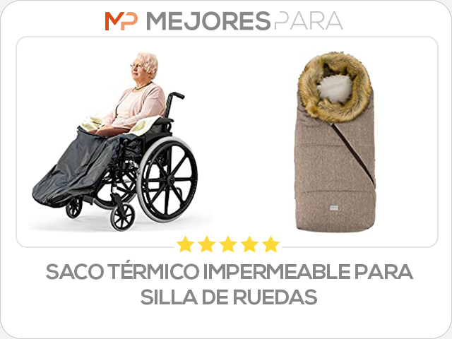 saco térmico impermeable para silla de ruedas