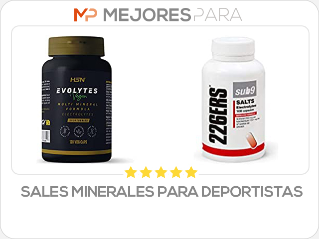 sales minerales para deportistas