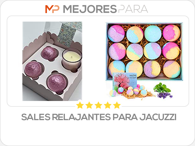 sales relajantes para jacuzzi