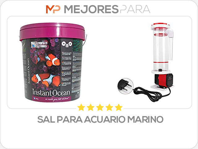 sal para acuario marino