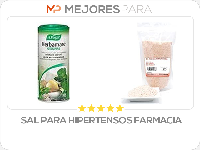 sal para hipertensos farmacia