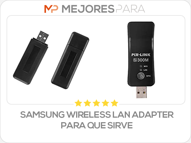 samsung wireless lan adapter para que sirve