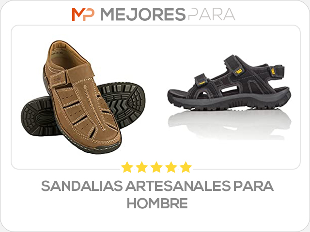 sandalias artesanales para hombre