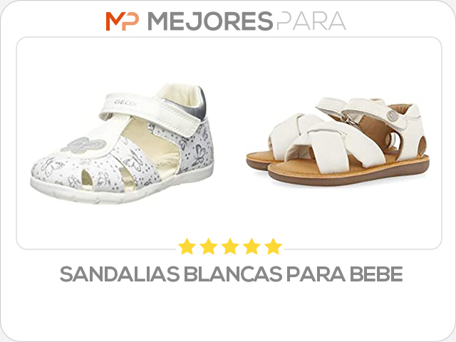 sandalias blancas para bebe