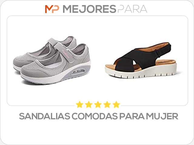 sandalias comodas para mujer