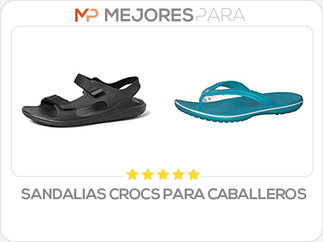 sandalias crocs para caballeros