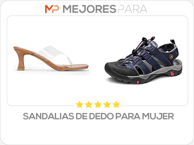 sandalias de dedo para mujer