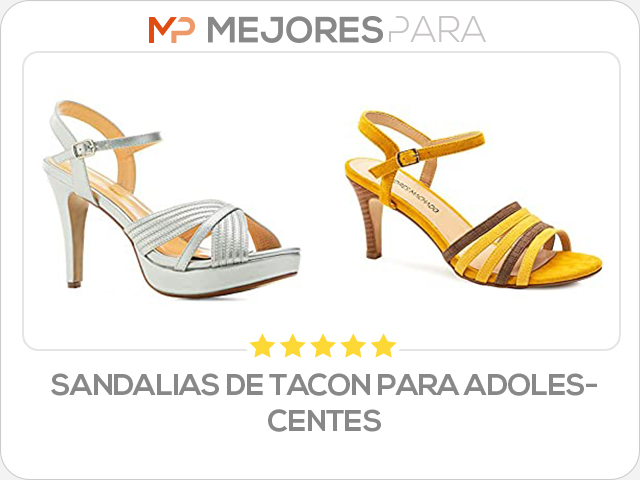 sandalias de tacon para adolescentes