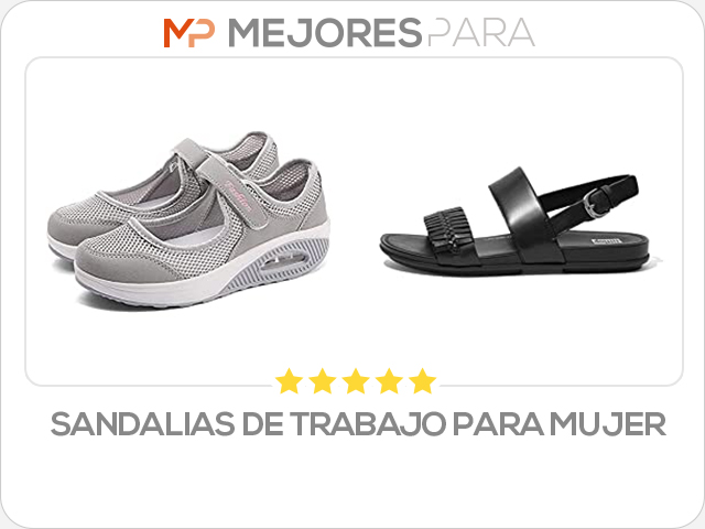 sandalias de trabajo para mujer