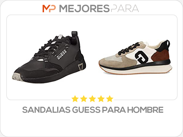 sandalias guess para hombre