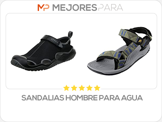 sandalias hombre para agua