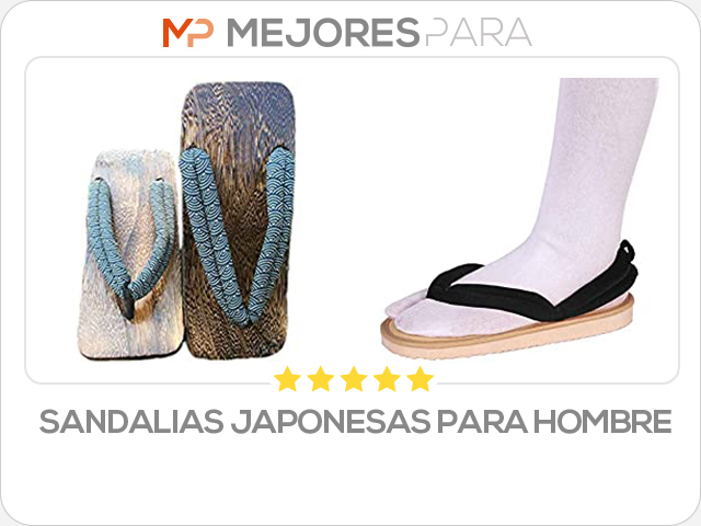 sandalias japonesas para hombre