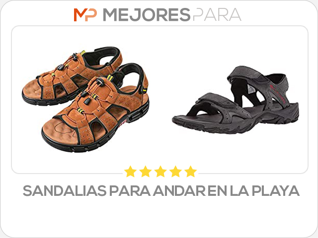 sandalias para andar en la playa