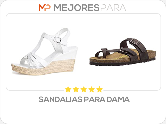 sandalias para dama