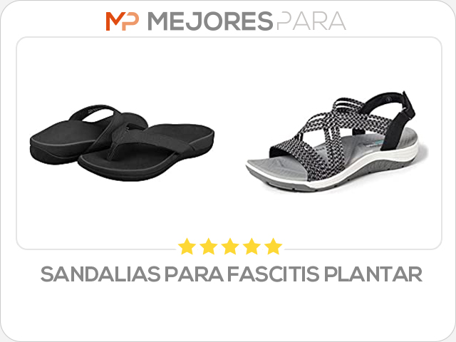 sandalias para fascitis plantar