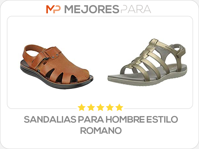 sandalias para hombre estilo romano