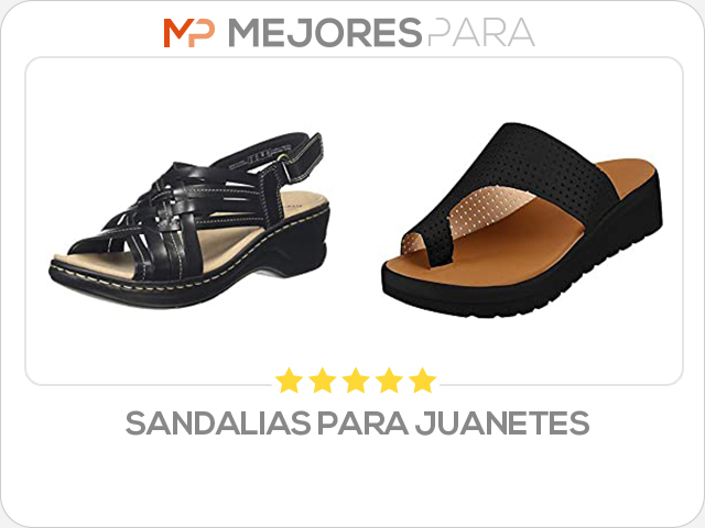 sandalias para juanetes