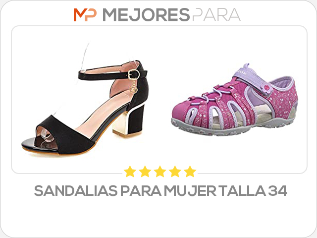 sandalias para mujer talla 34