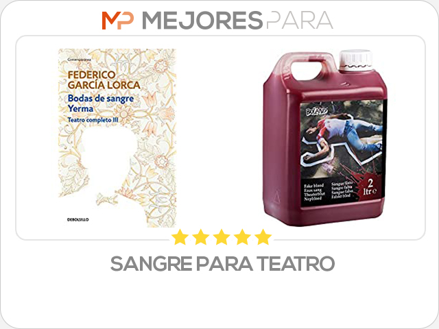 sangre para teatro