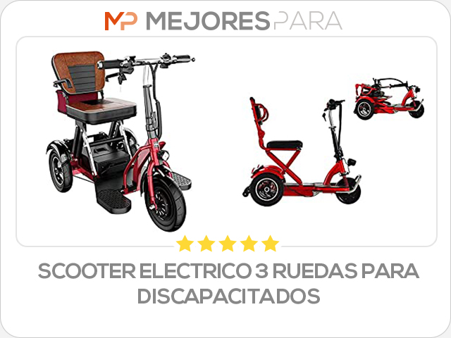 scooter electrico 3 ruedas para discapacitados