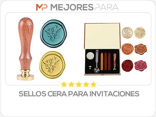 sellos cera para invitaciones