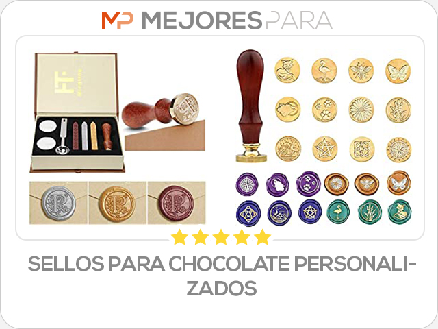 sellos para chocolate personalizados