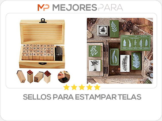 sellos para estampar telas