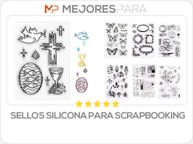 sellos silicona para scrapbooking