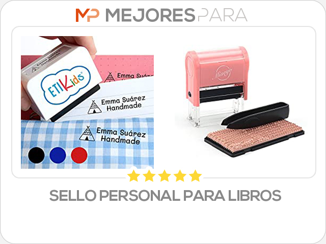 sello personal para libros