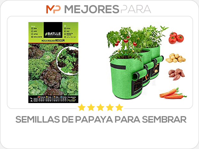 semillas de papaya para sembrar