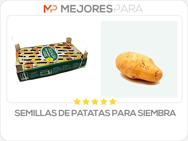 semillas de patatas para siembra