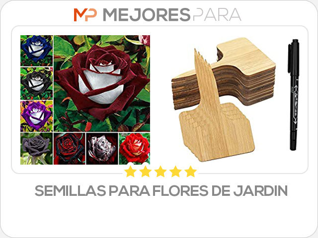 semillas para flores de jardin