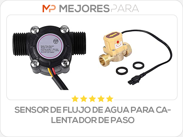 sensor de flujo de agua para calentador de paso