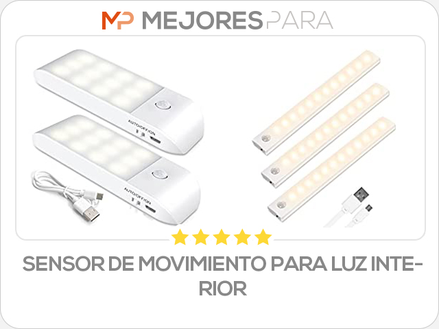 sensor de movimiento para luz interior