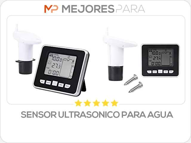 sensor ultrasonico para agua