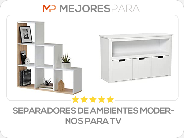 separadores de ambientes modernos para tv