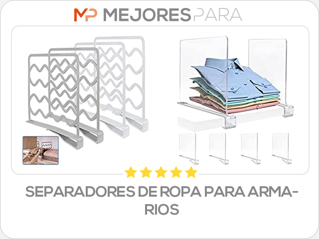 separadores de ropa para armarios