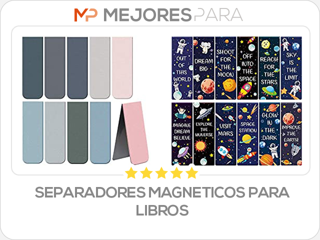 separadores magneticos para libros