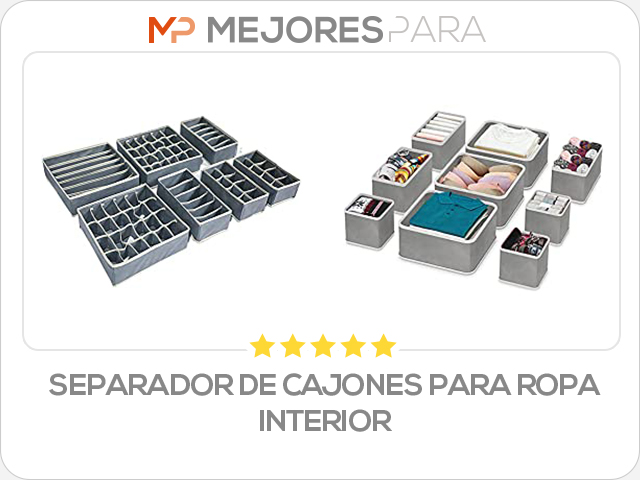 separador de cajones para ropa interior