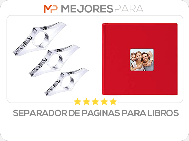 separador de paginas para libros