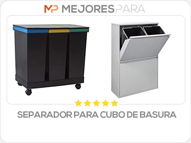 separador para cubo de basura