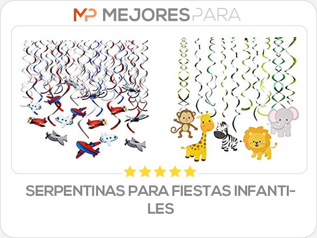 serpentinas para fiestas infantiles