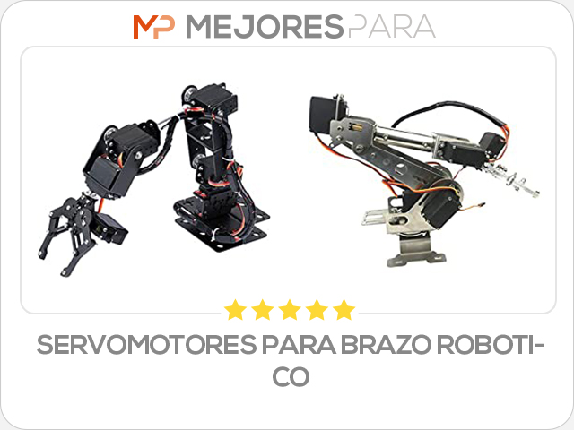 servomotores para brazo robotico