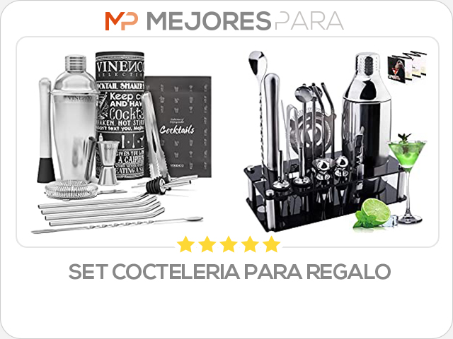 set cocteleria para regalo