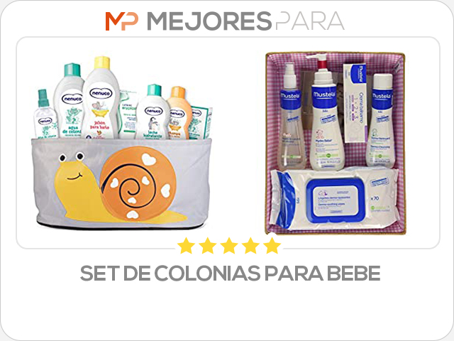 set de colonias para bebe