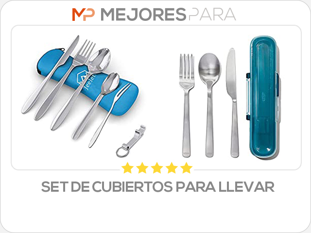 set de cubiertos para llevar