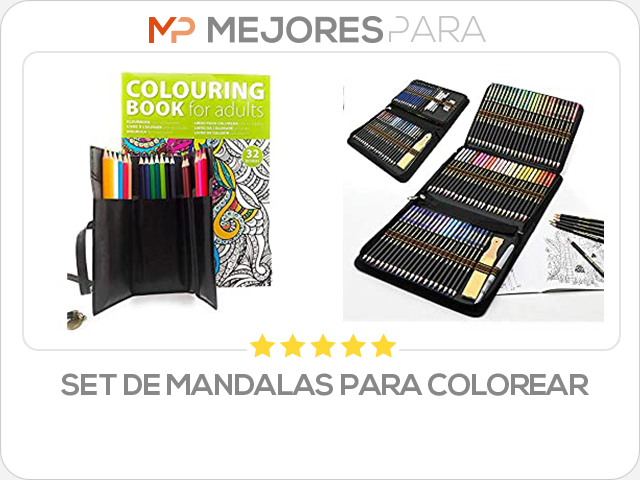 set de mandalas para colorear