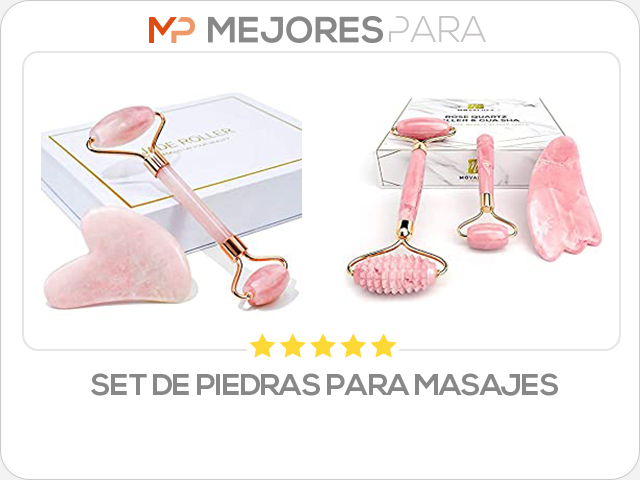 set de piedras para masajes